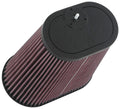 K&N Universal Clamp-On Air Filter: High Performance, Premium, Washable, Replacement Filter: Flange Diameter: 3.125 In, Filter Height: 9 In, Flange Length: 0.625 In, Shape: Tapered Oval, -1012