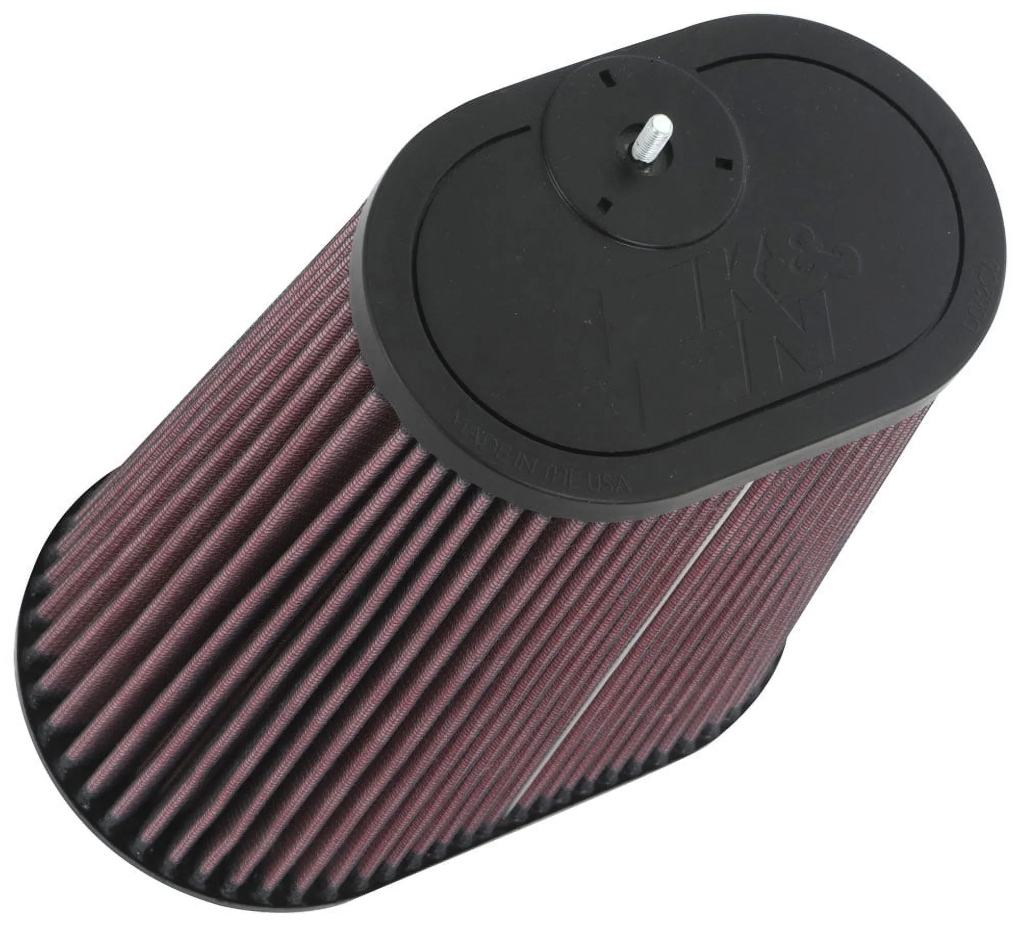 K&N Universal Clamp-On Air Filter: High Performance, Premium, Washable, Replacement Filter: Flange Diameter: 3.125 In, Filter Height: 9 In, Flange Length: 0.625 In, Shape: Tapered Oval, -1012