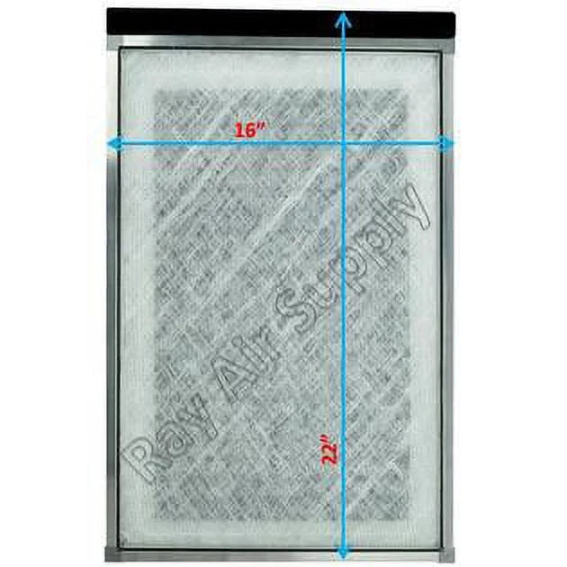 16x22 Replacement Filter Pads Compatible with MicroPower Guard Air Cleaner (3 Pack)