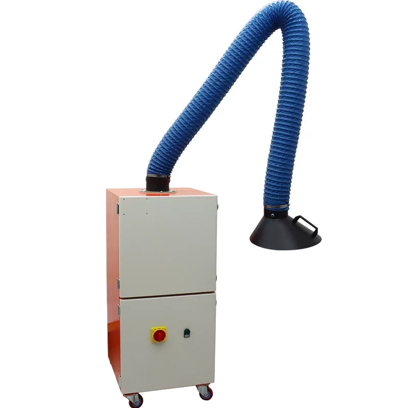 Mobile Welding Smoke Purifier Single Arm Welding Fume Extractor 220V