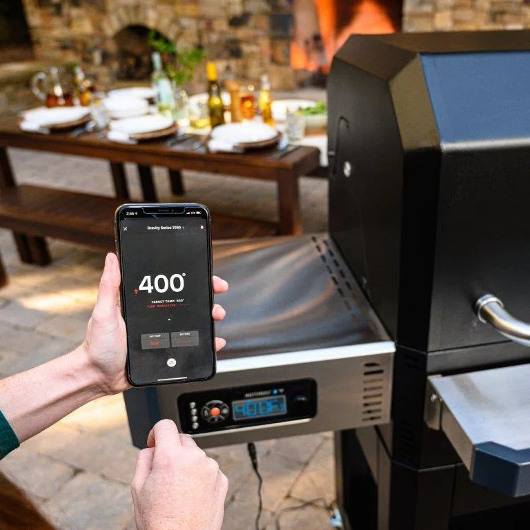 Masterbuilt Gravity Series 800 Digital WiFi Charcoal Grill, Griddle and Smoker in Black