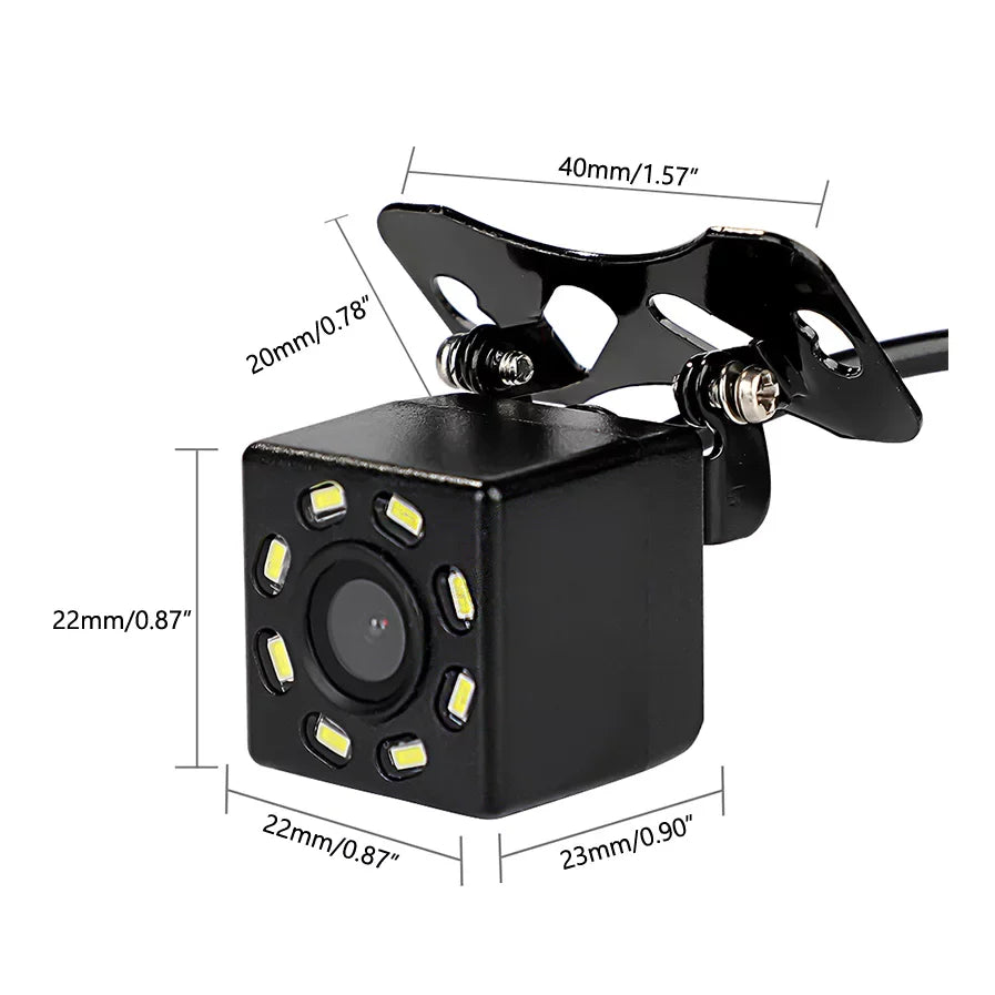 2.4GHz Wireless Video Transmitter and Receiver + 8LED Camera + Car Monitor Kit