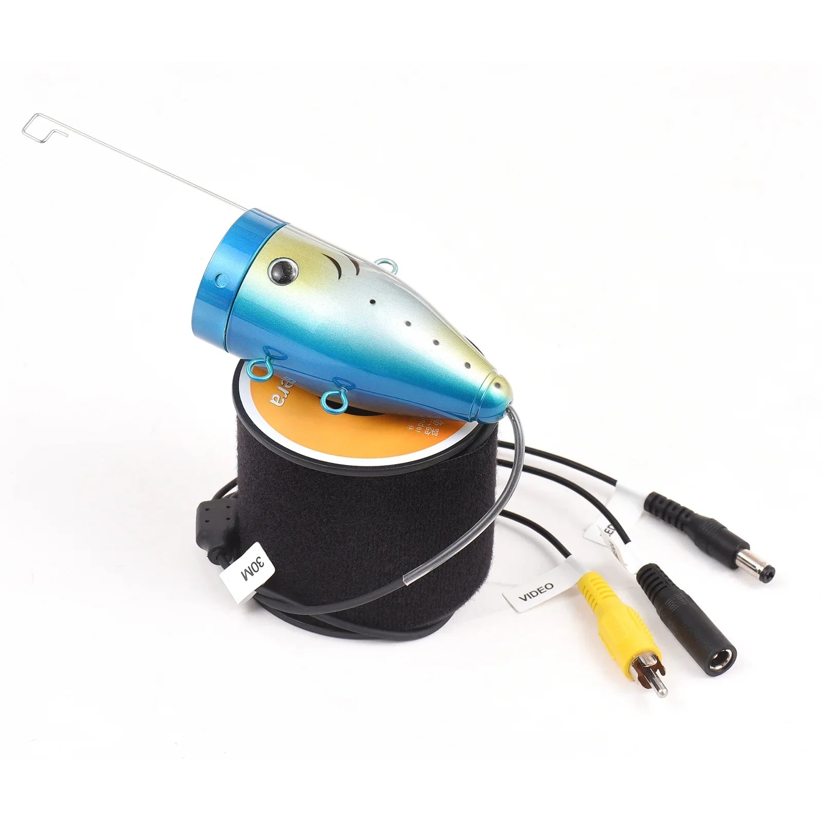 Dcenta Underwater Fishing Camera 12   Lights Waterproof Fishing Camera with 15M/30M/50M Cable for Fish Finder