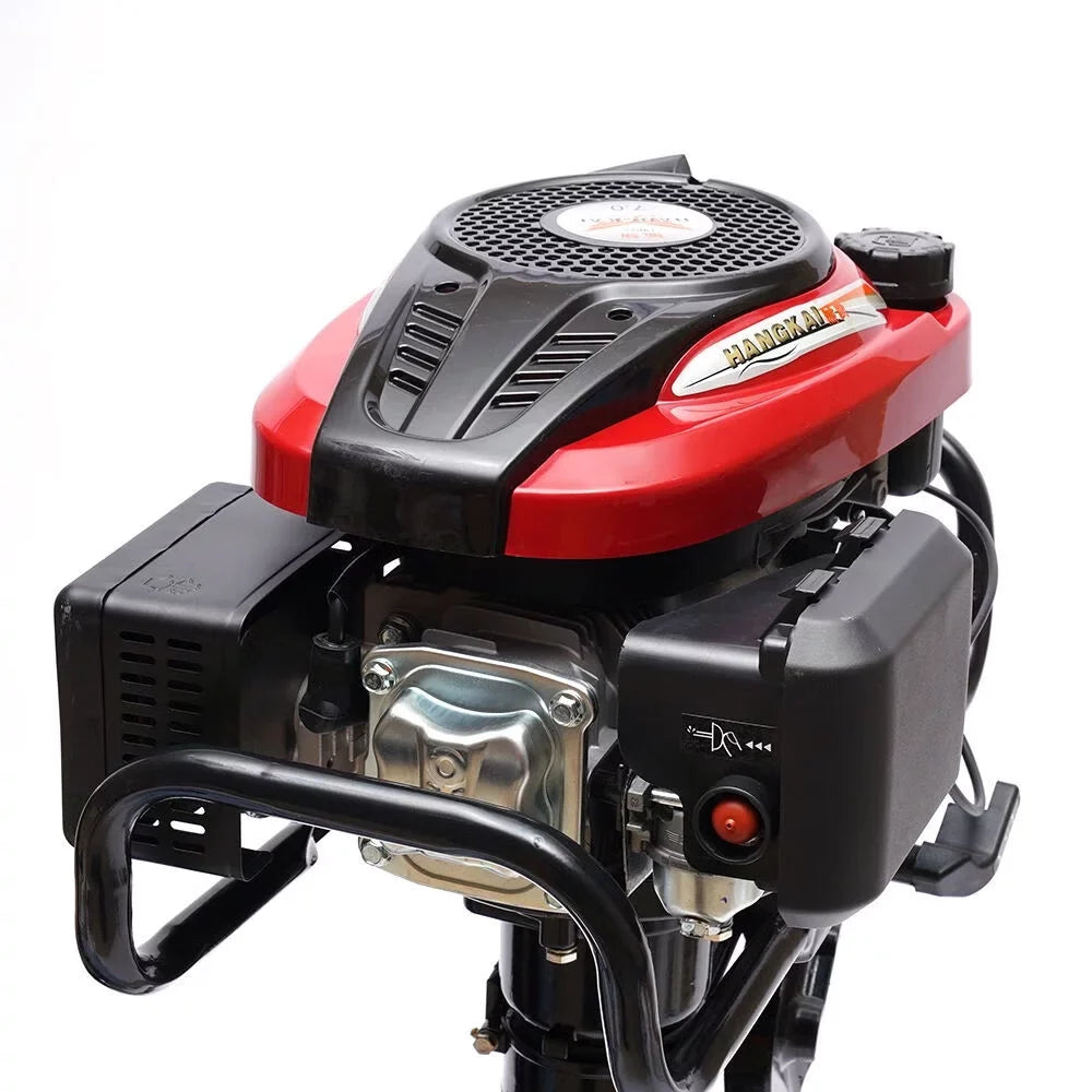 Wuzstar 4-Stroke 7  Outboard Motor Fishing Boat Yacht Engine Motor Air Cooling 196CC