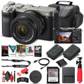 Sony Alpha a7C Mirrorless Camera W/ 28-60mm Lens Silver ILCE7CL/S - Basic Bundle