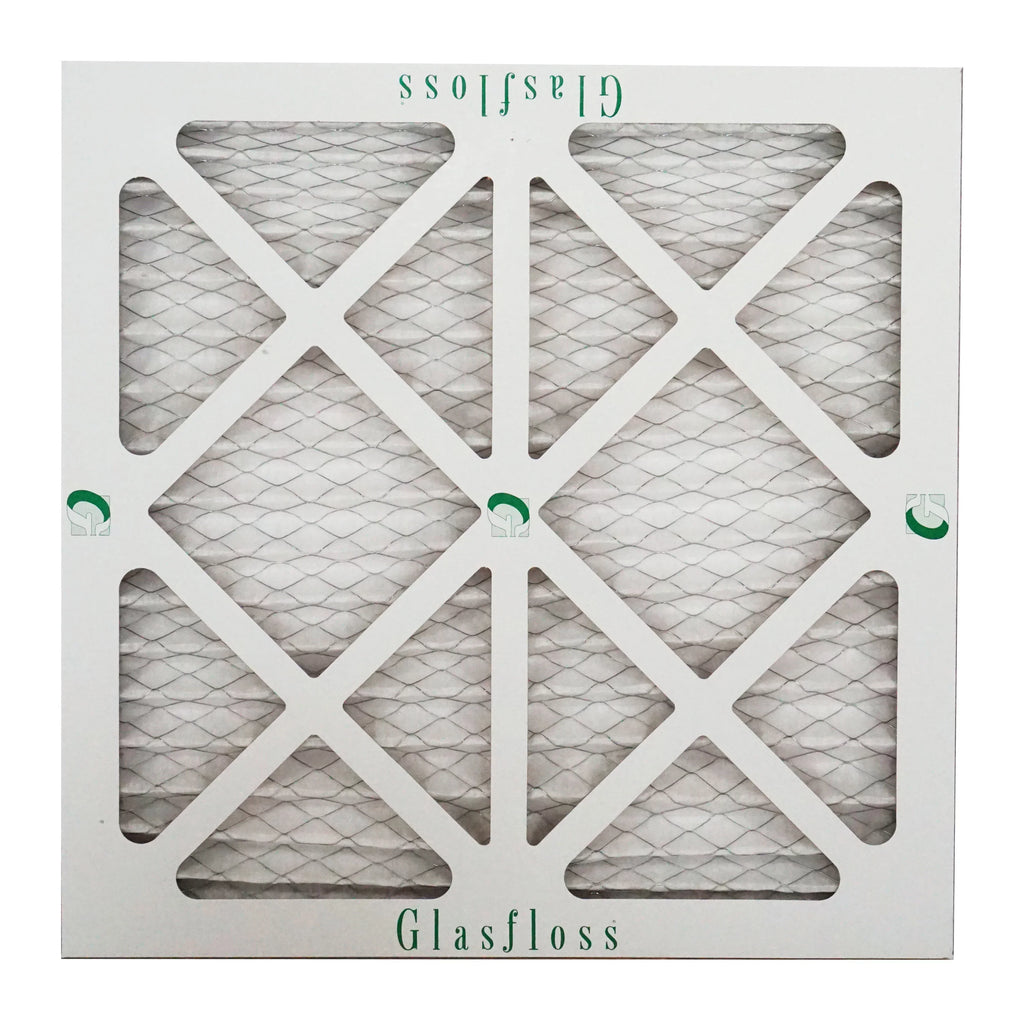 Glasfloss Air Filter 14x14x2 - 2"  10 - (Pack of 12) - Pleated  or  Air Filter - Furnace Air Filter - Home or Office - Made In The .