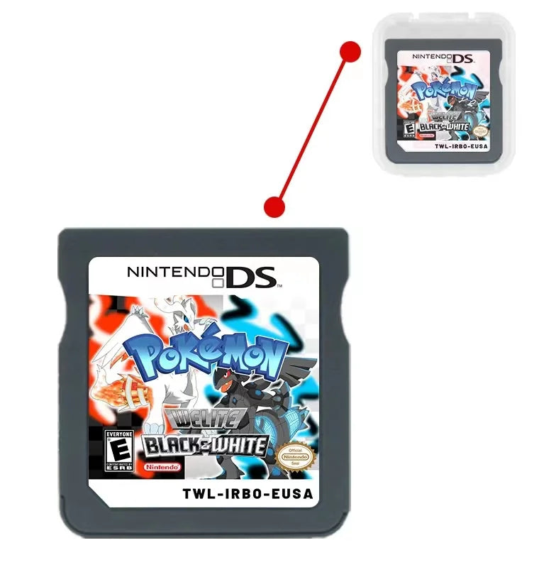 Pokémon Elite Black & Elite White  Nintendo  Only Game Card