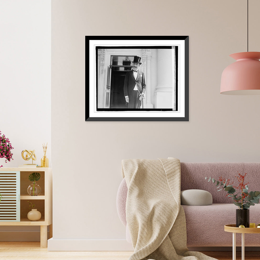 Historic Framed Print, Baron Cartier de Marchienne, 6/12/22, 17-7/8" x 21-7/8"
