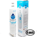 6-Pack Compatible with Whirlpool GS2SHEXNB02 Refrigerator Water Filter - Compatible with Whirlpool 4396508, 4396510 Fridge Water Filter Cartridge