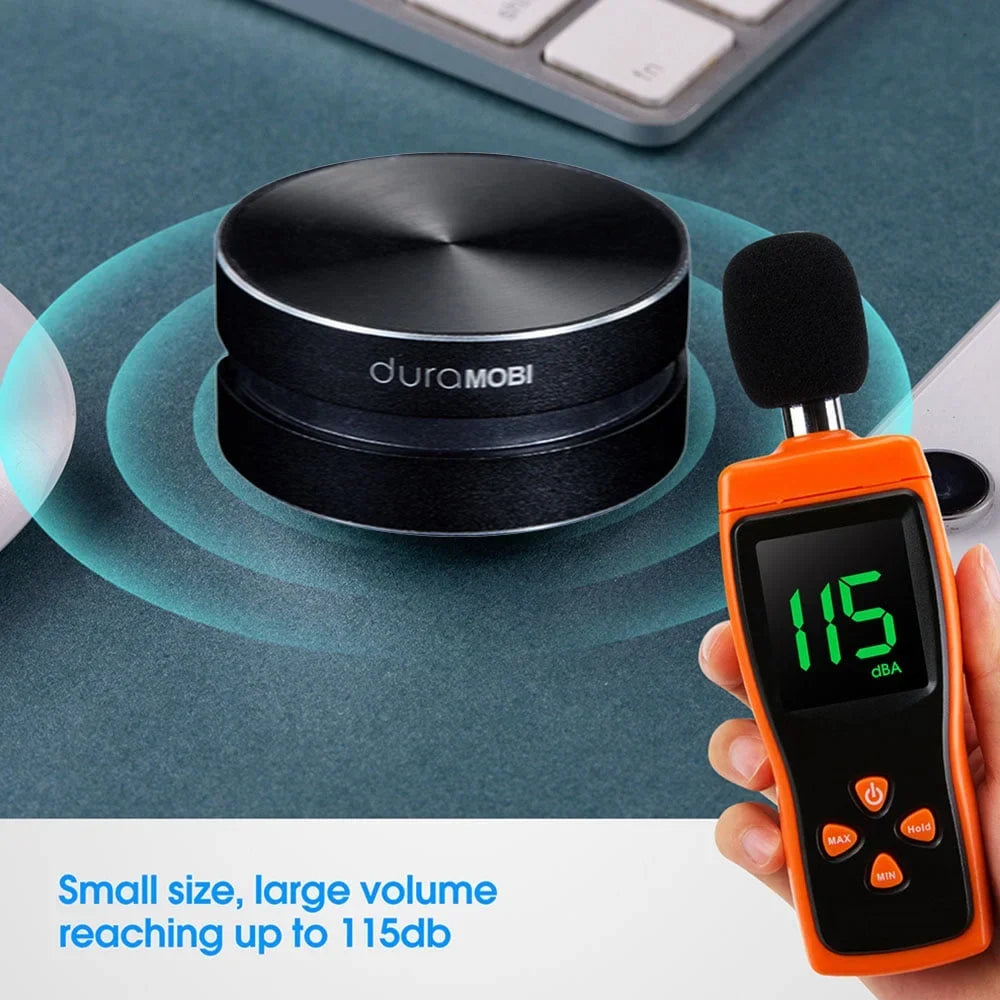 dura  1 Pack Wirelessly  Speaker Bone Conduction Speakers Mini Portable Loud Stereo Sound Built-in Mic Sound Box Red