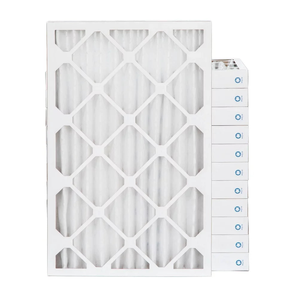 Pamlico Air 18x24x2  8 Pleated  Furnace Air Filters. Case of 12. Actual Size: 17-3/8 x 23-3/8 x 1-3/4