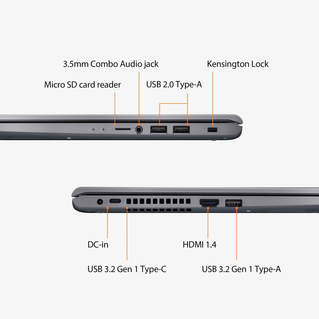 Restored  Vivobook 15.6”  Touch  Laptop, Intel Core i5-1135G7, 8GB, 512GB, Win 11 Home, F515EA-WH52 (Refurbished)