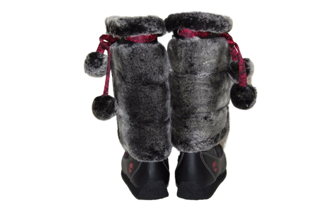 Timberland Preschool Youth Winterberry Tall Fur Medium Boot Black 59794 size 1.5