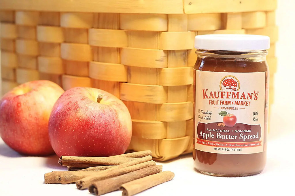 Kauffman's Fruit Farm Homemade Cinnamon Apple Butter Spread, 8.5 Oz. Pack of 2