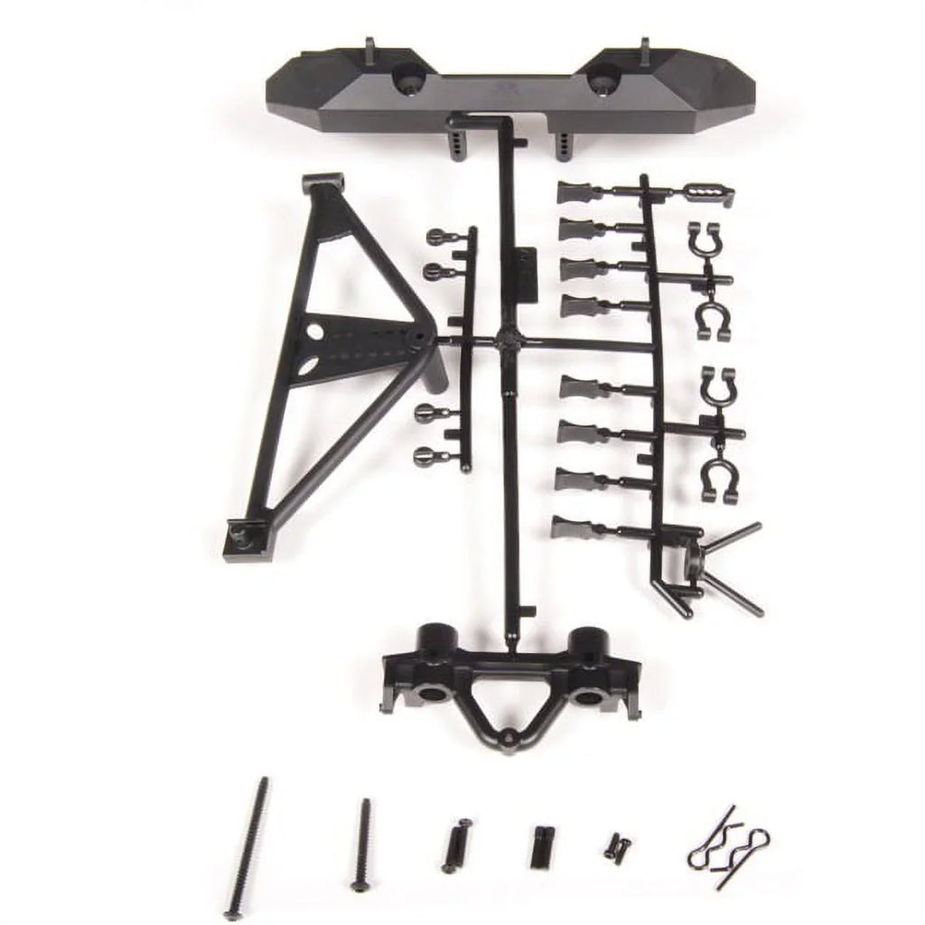 Axial AX80126 RrBumper/TireCarrierSCX10/Poison Spyder/ AXIC4349 Electric Car/Truck Option Parts
