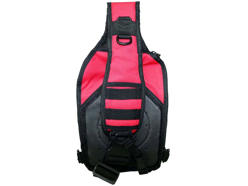 Sling Utility Bag, Red/Black Trim,