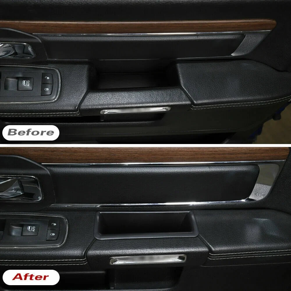 Teledu Car Interior Side Door Armrest Handle Storage Box