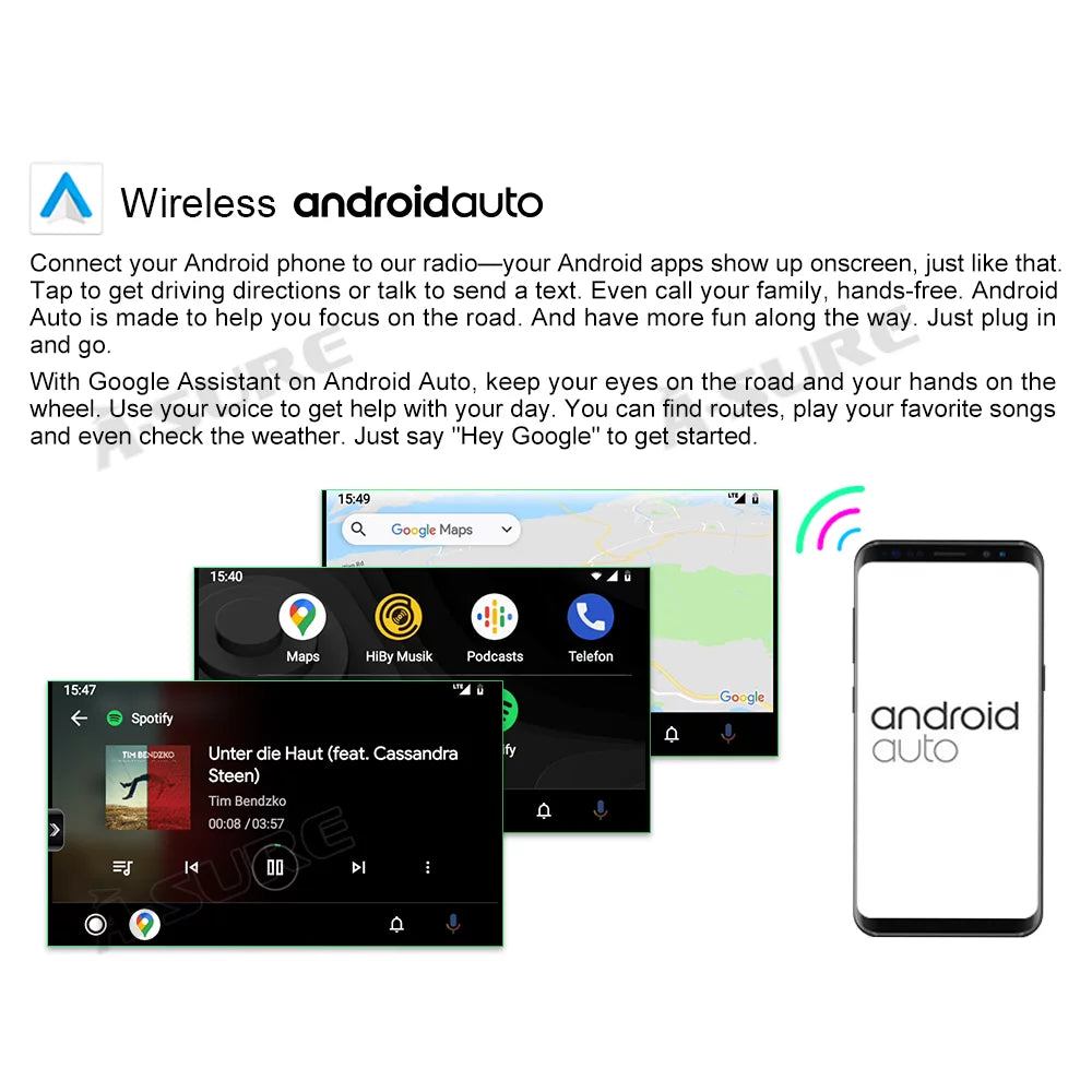 Wireless CarPlay Android 11 Car Srereo Player 2+32G for Hyundai Sonata 2001-2005