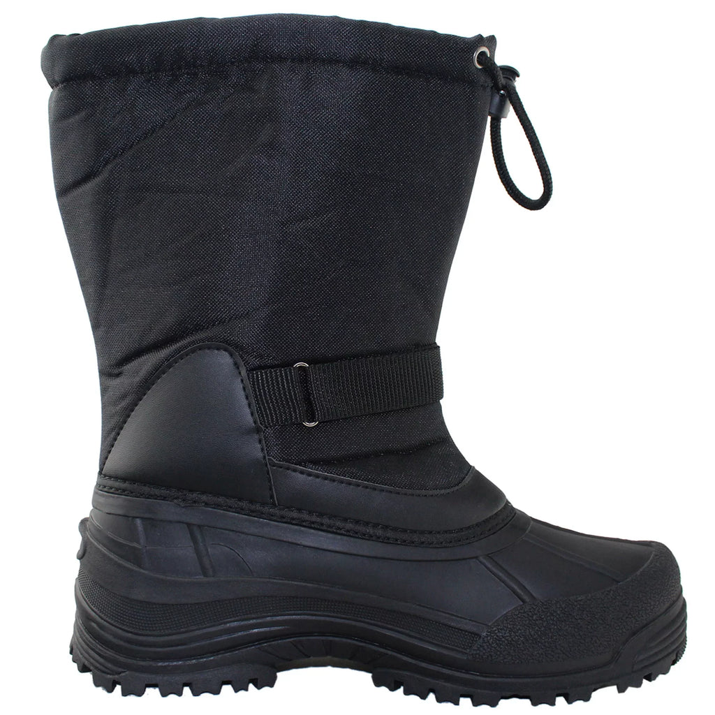Tanleewa Men's Winter Boots Waterproof Insulated Snow Boots Anti-Slip Shoe Size 11.5 Adult Male