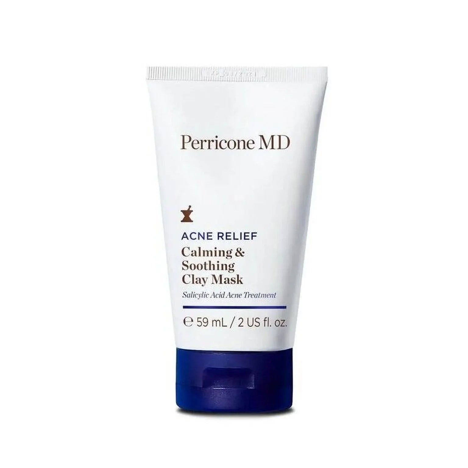 Perricon  Acne Relief Calming & Soothing Clay Mask 2 oz +10pc Eleganceinlife Cotton Round  Makeup Remover Pack of 1