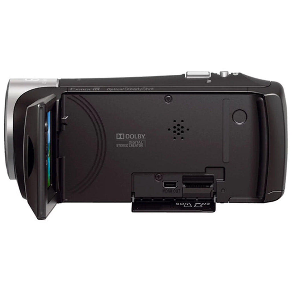 Sony -CX405  Handycam Camcorder Video Recording with Tripod + Cleaning Pen + ZeeTech Accessory Bundle