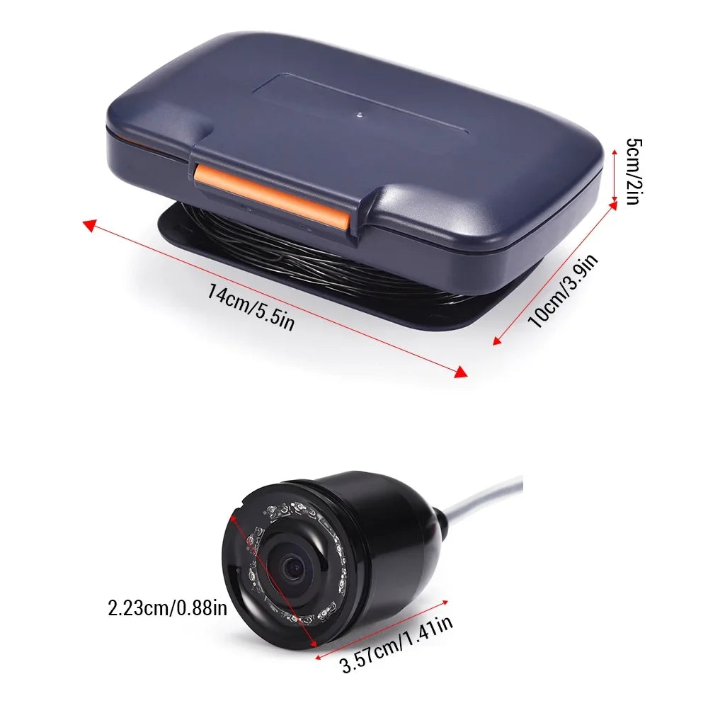Lixada Fishing Camera Underwater 4.3in Digital  120° View 300,000 Pixels Night Vision Suitable for Ice/River Fishing