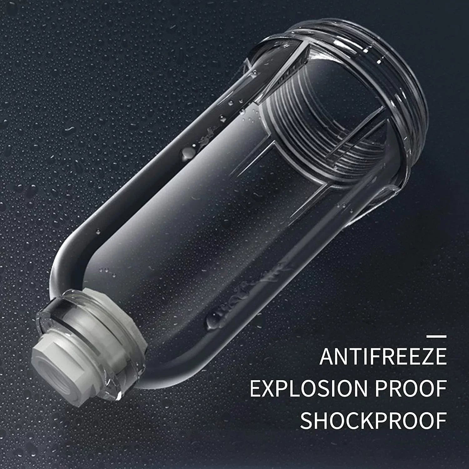 Roastove Spin Down Sediment Water Filter, Pre-Filter for Whole House, Contains Two 3/4" Push-to-Connect Fittings, Rated at 50 Micron