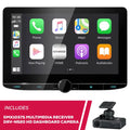 New Kenwood DMX1057XR 10.1" Multimedia Receiver & -N520 Full  Dashboard Camera
