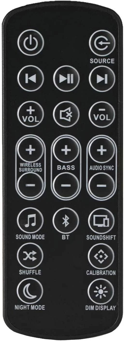 Replacement Remote Control for  5.1 3.1 2.1 Soundbar Remote for  Sound Bar 5.1 3.1 2.1 Remote Control