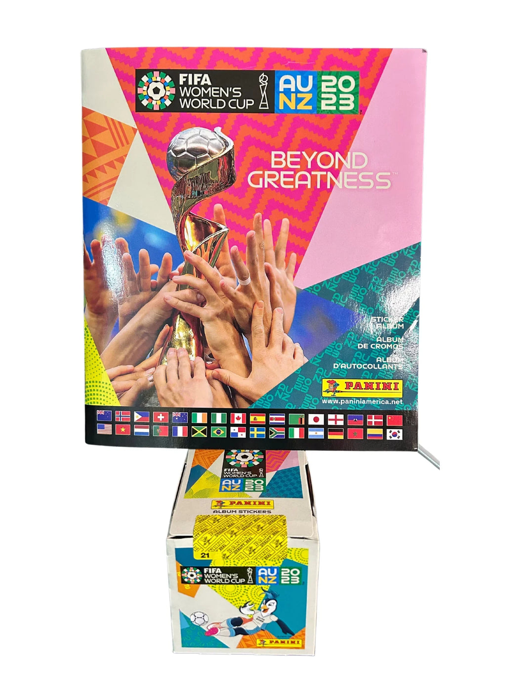 Panini Fifa Women's World Cup 2023 Soft Cover Album With 1  Stickers Box-  Version