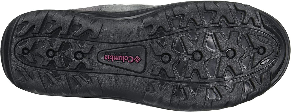 Columbia Womens Ice Maiden  Snow Boot 9 Wide Shale/Dark Raspberry