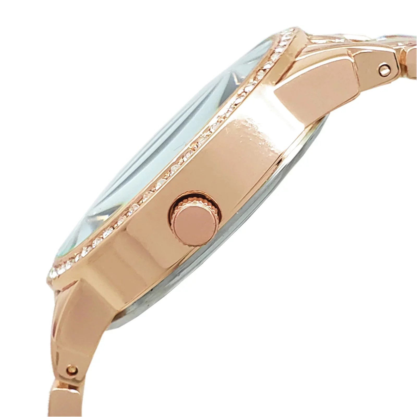 Charles Delon Women's Watch 5855  Rose Gold/Black Stainless Steel Quartz