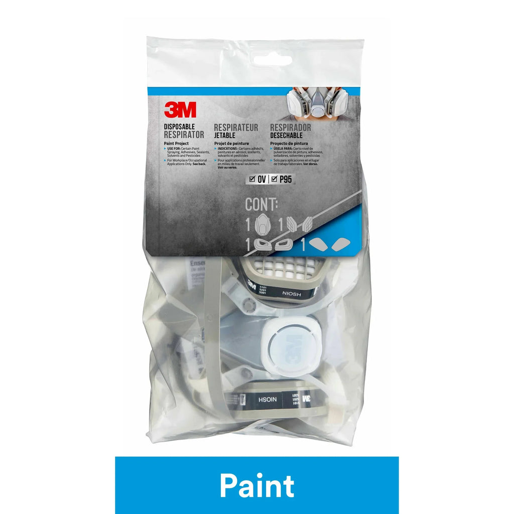 3M /P95 Disposable Paint Project Respirator, -Approved, Medium, 1 Mask