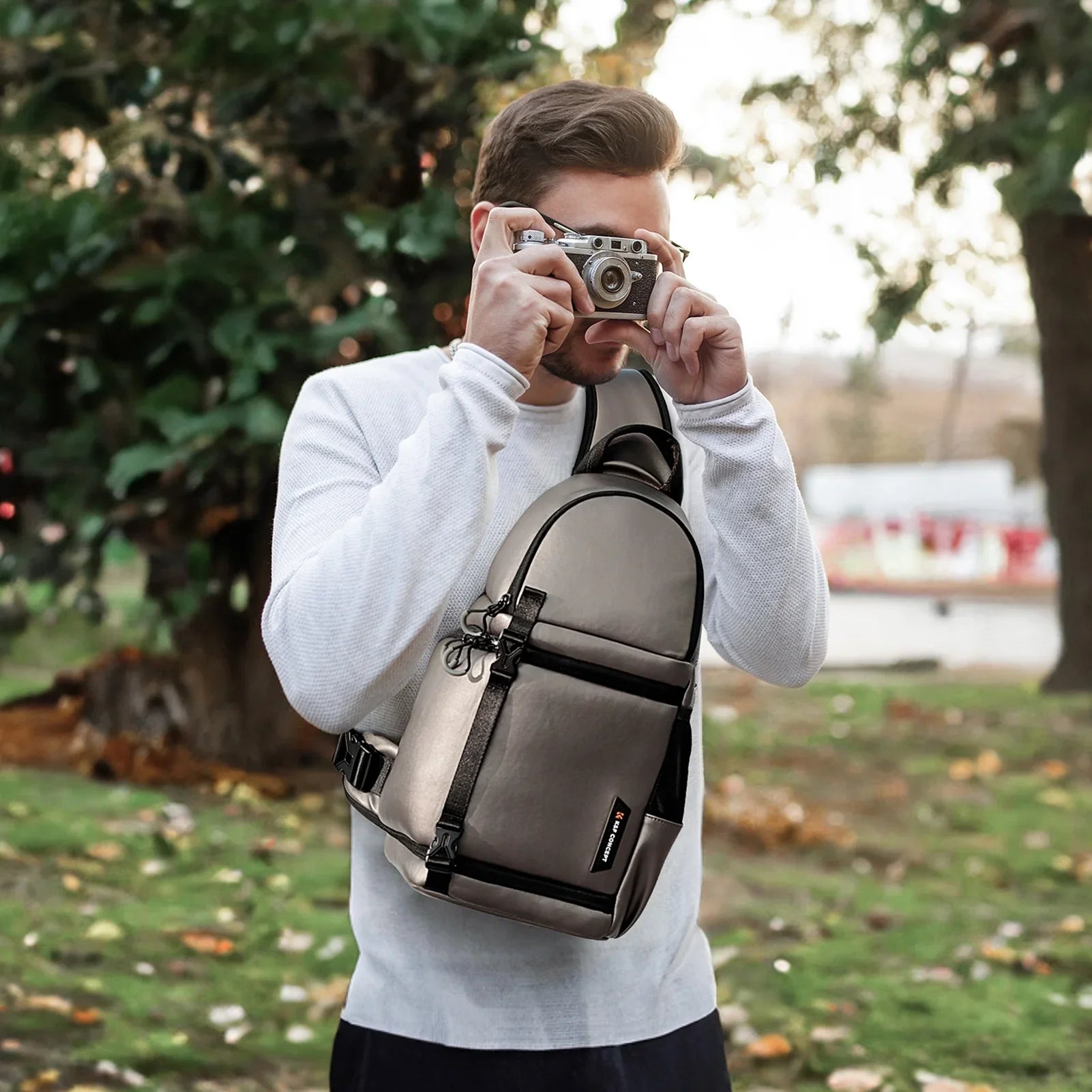 K&F  Single Shoulder Bag,F Camera Camera K F Camera Case Waterproof With Dslr/slr/mirrorless Camera Case With Removable Dividers Waterproof With Removable Camera Camera Dslr/slr/mirrorless