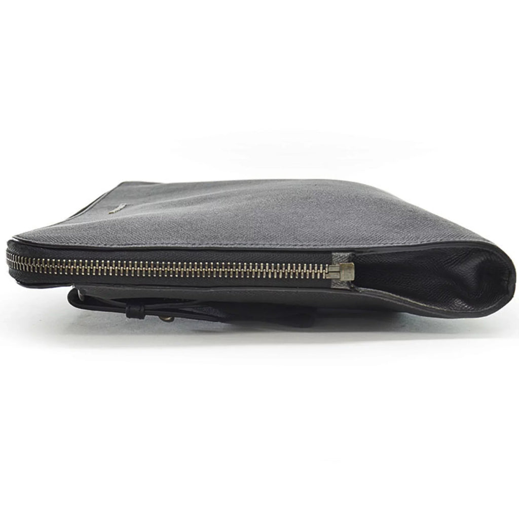 Pre-Owned Burberry  Bag Black Leather Nylon Canvas Shoulder Men (Good)