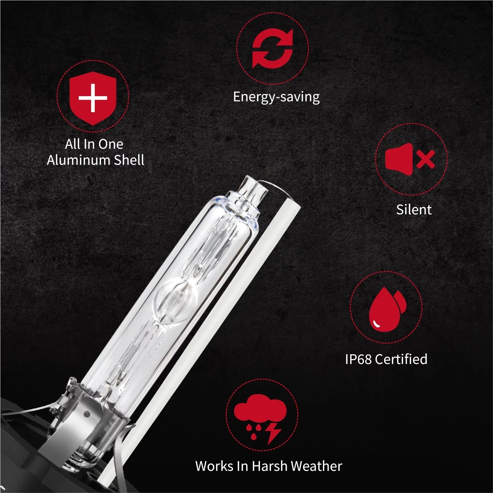 D4S  Headlight Bulbs for Mazda -5 2018 H11 H8 Led Fog Lights 4pcs