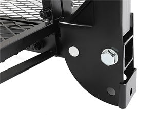 Kojem Hitch Cargo Carrier Rack 550lbs 60"x21"x6" for 2"x2" Hitch Receiver Van  Truck Trailer Folding Rear Luggage Basket Hitch Mount Cargo Rack