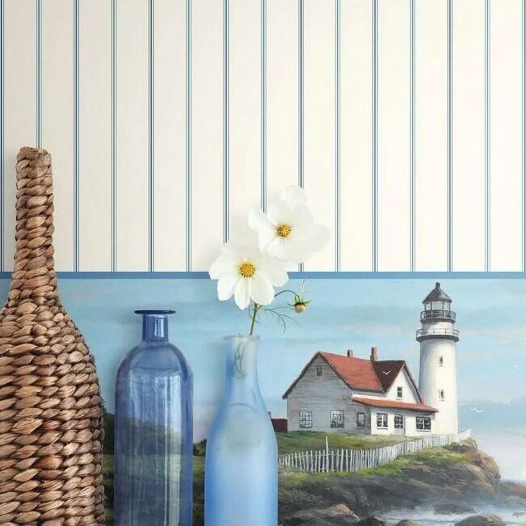 Sailing Lighthouse Wallpaper Border