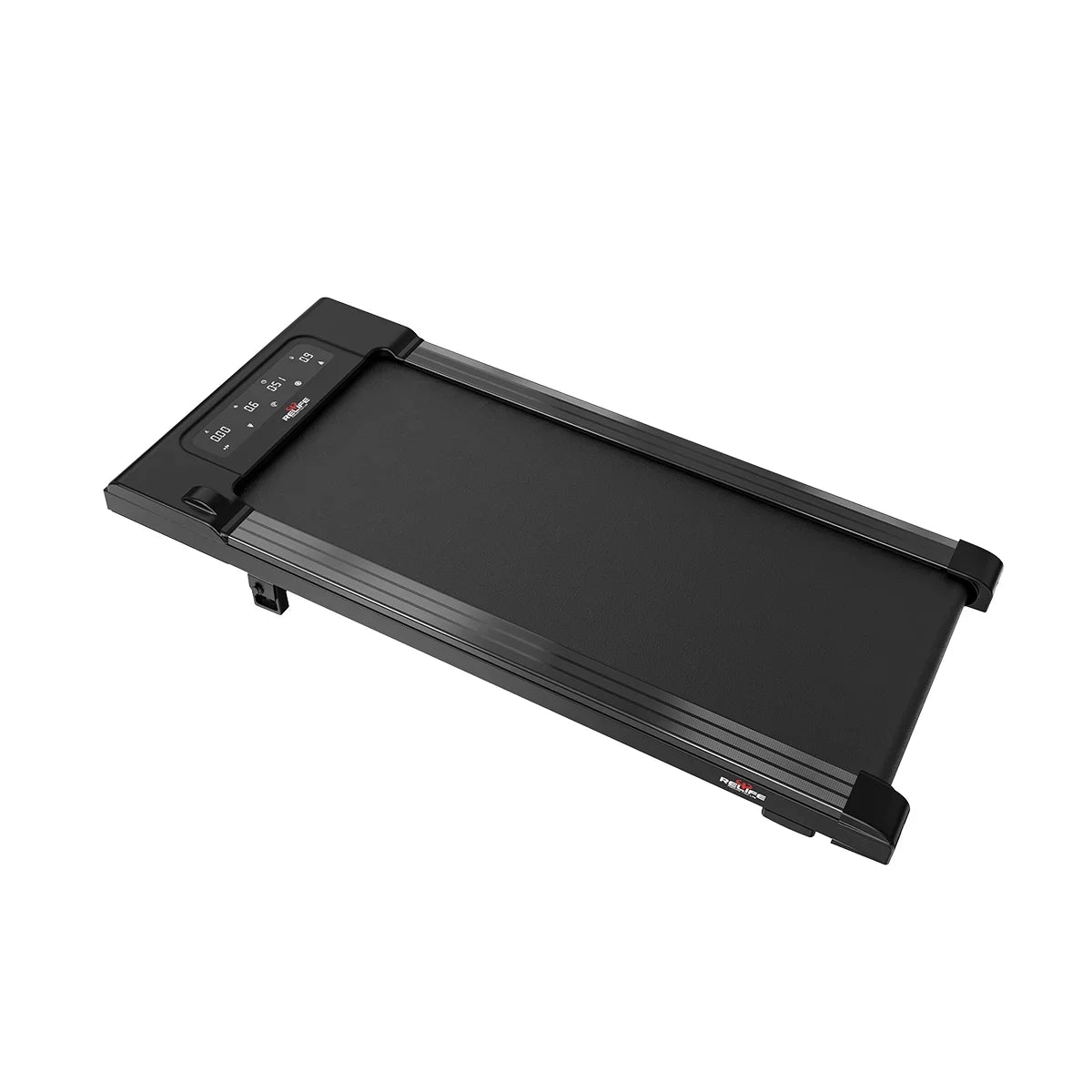 Relife SuperFit 0.5-4MPH Walking Pad Under Desk Treadmill Quiet 220 lbs Capacity Portable with  Display Black