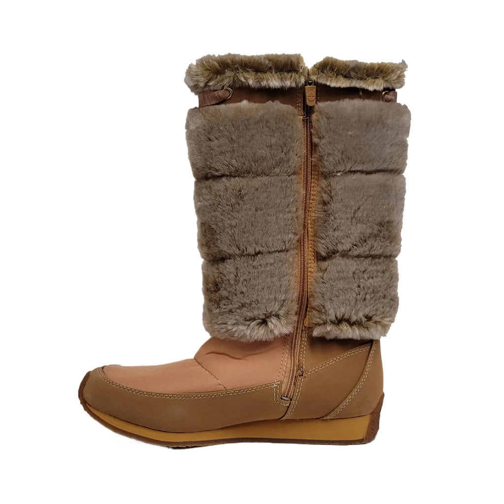 Timberland Junior Big Kid Winterberry Tall Fur Medium Boot Wheat 59996 size 6