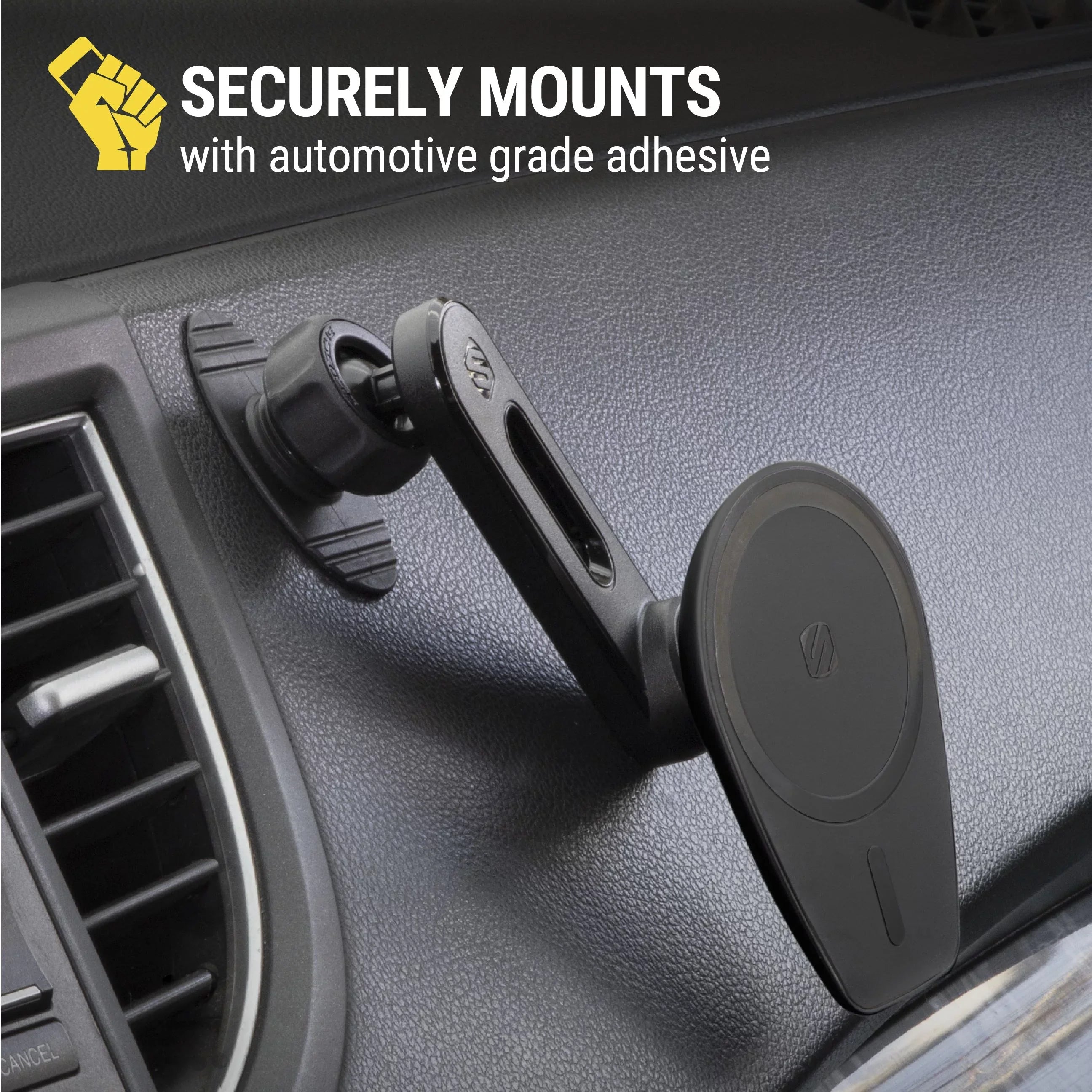 Scosche  MagicMount Pro  4in1 Magnetic Dash/Windshield/Vent Mount Comp w/ iPhone 15/14/13