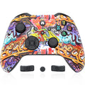 Bonadget 32Ft Wireless Xbox One Controller,Graffiti Custom Xbox Controller Built-in Dual Vibration and 3.5mm Audio Jack with  Function - Compatible with Xbox One S/X/Xbox Series X/S/Window