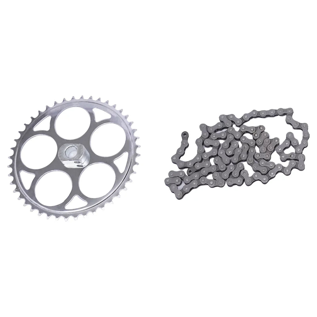 100cc 4 Stroke Bicycle Motor Kit Motorized Bicycle Engine Kit Single Cylinder Petrol Gas Motor Engine Kit, 44 Tooth Chain -156F
