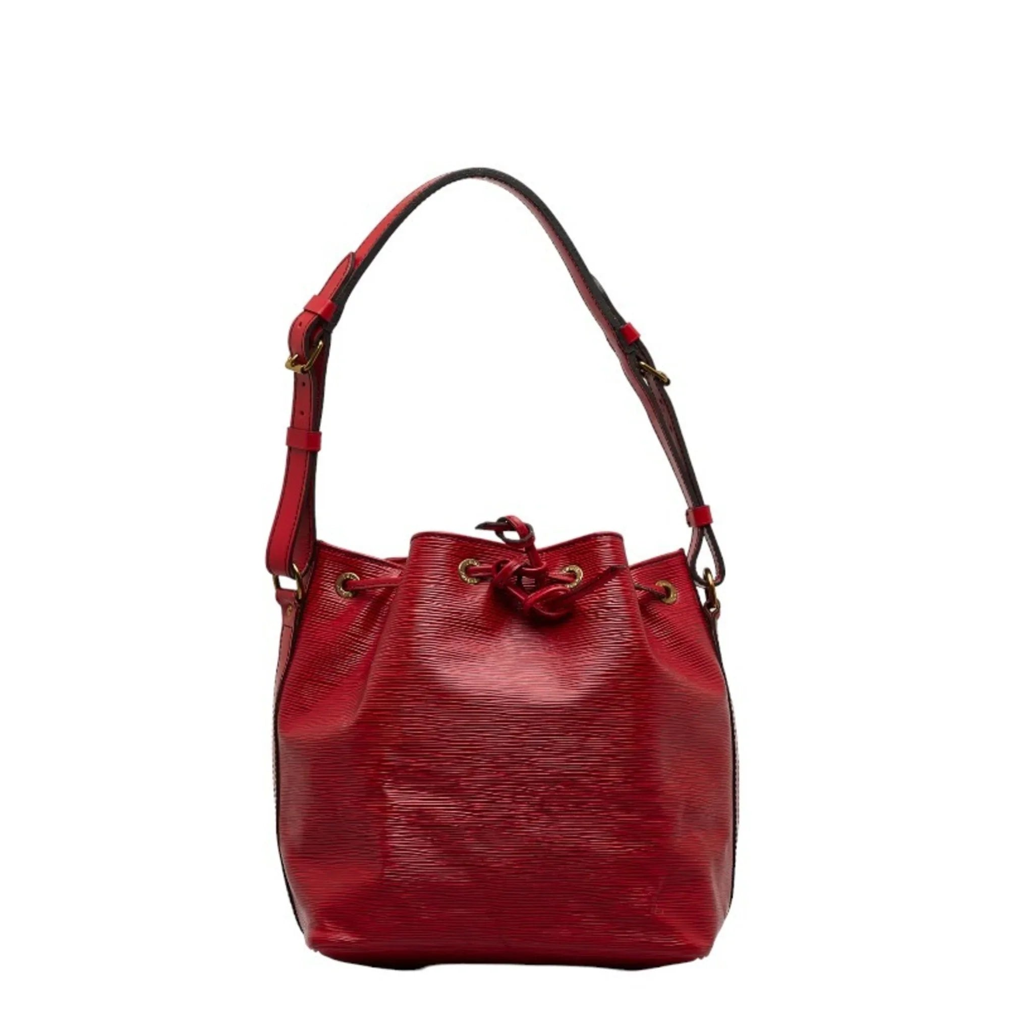 Pre-Owned Louis Vuitton Epi Petit Noe One Shoulder Bag Handbag M44107 Castilian Red Leather Ladies   (Good)