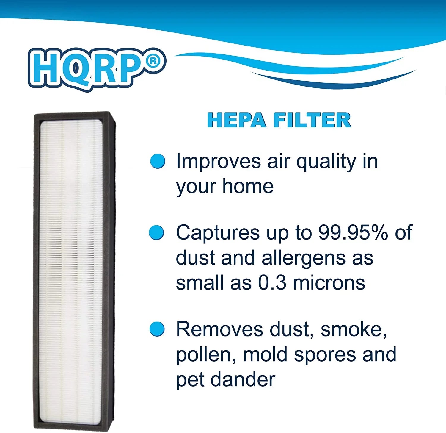 Filter Kit for Lowe's 560976 -E-4 FLT5000; Idylis 3-Speed 193-sq ft / --125 Air Purifier  , 2pcs Cartridge Filters & 4pcs Carbon Pre-Filters (Reserve)
