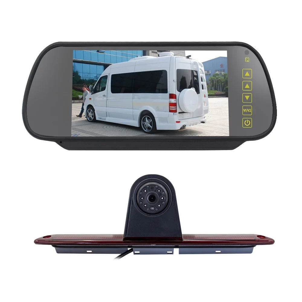 Mixfeer 7in Brake Backup for Mercedes-Benz Sprinter/ Crafter Vans Parking (with Monitor)