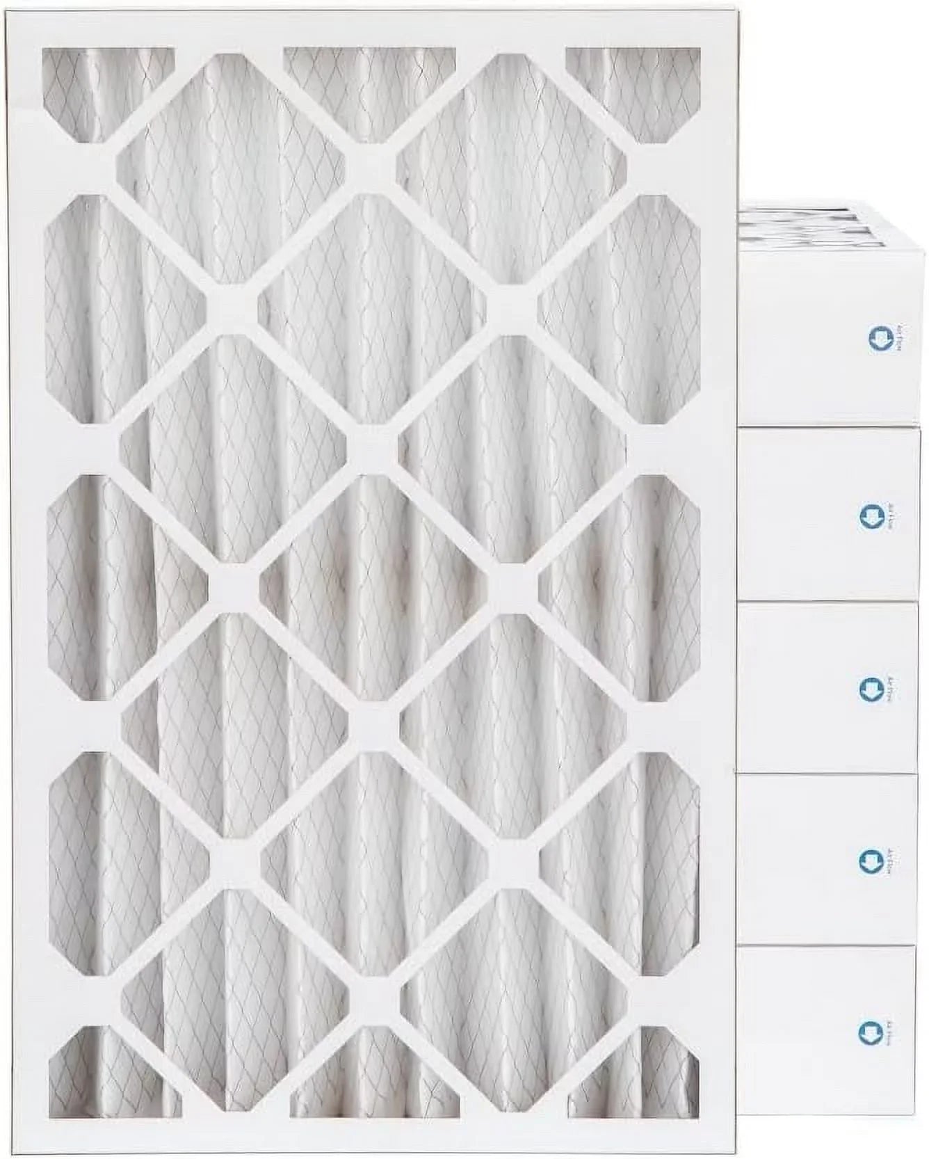 16X24x4  8 Pleated  Furne Air Filters. Case Of 6. Size: 15-1/2 X 23-1/2 X 3-3/4