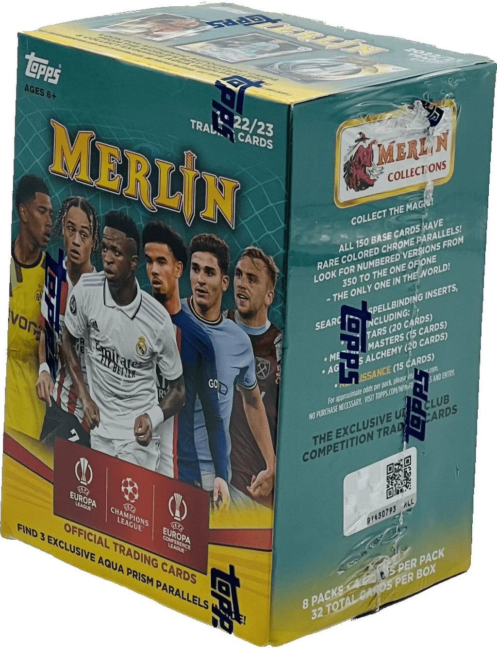 2022-23 Topps  Champions League Merlin Soccer 8-Pack Blaster Box