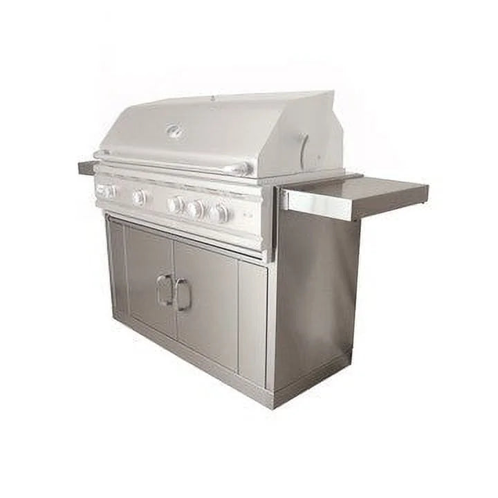 Stainless Steel Grill Cart For 42-Inch  Grills -
