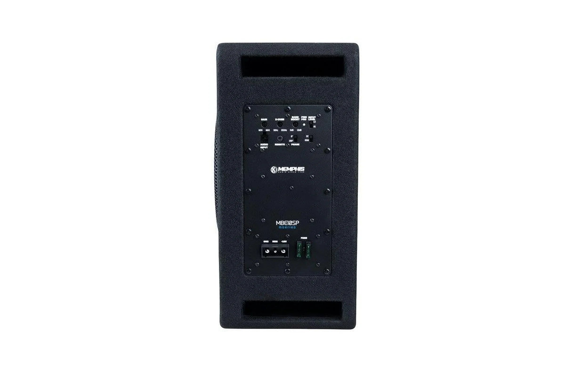 Memphis Audio MBE10SP 10 Inch 500W Amplified Subwoofer Single Bass System 2 Ohm